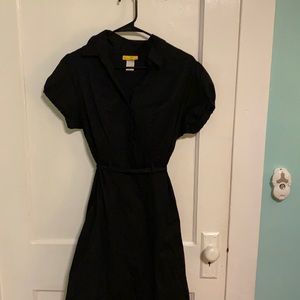 ModCloth Black Shirt Dress